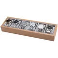 Boîte de rangement pour présentoir à bijoux style oreiller 6 bits conteneur pour bague bracelet