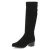 Stiefel CAPRICE, Damen, Gr. 40, XS-Schaft, schwarz, Textil, elegant, Schuhe, Blockabsatz, Schlupfstiefel mit Stretch-XS-Schaft in schmaler Form