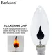 Vintage E14 E27 Led ampoule Edison scintillement flamme ampoules Led en forme de bougie feu