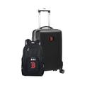 MOJO Black Boston Red Sox Personalized Deluxe 2-Piece Backpack & Carry-On Set
