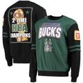 "Milwaukee Bucks NBA All Over Crew 2.0 Par Mitchell & Ness - Bucks/Greem - Homme"