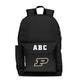 MOJO Black Purdue Boilermakers Personalized Campus Laptop Backpack