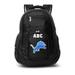 MOJO Black Detroit Lions Personalized Premium Laptop Backpack