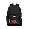 MOJO Black Cleveland Browns Personalized Campus Laptop Backpack