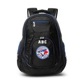 MOJO Black Toronto Blue Jays Personalized Premium Color Trim Backpack