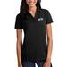 Women's Antigua Black Mid Michigan College Tribute Polo