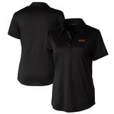 Women's Cutter & Buck Black Pacific Tigers Prospect Textured Stretch Polo