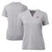 Women's Cutter & Buck Heather Gray Chicago Bears Forge Stretch Blade Polo