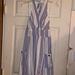 American Eagle Outfitters Dresses | American Eagle Purple And White Striped Sundress | Color: Purple/White | Size: M