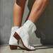 Free People Shoes | Free People New Frontier Western Boot - White - Size 11 | Color: White | Size: 11