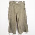 Anthropologie Pants & Jumpsuits | Anthropologie Olive Green Cropped Wide Leg Pants | Color: Green | Size: Xs
