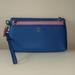 Coach Bags | Coach Color Block Pop Pouch 64862 Peacock/Marshmallow | Color: Blue/Purple | Size: Os