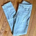 American Eagle Outfitters Jeans | American Eagle Vintage Collection Grey Distressed Jeggings | Color: Gray | Size: 2