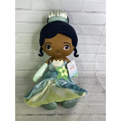 Disney Toys | Disney Baby Princess And The Frog Tiana Plush Soft Stuffed Doll Toy Green Dress | Color: Green | Size: Osbb
