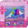 KOSMOS 3829 CREATTO Regenbogen 3D-Leuchtfiguren entwerfen, 3D-Puzzle-Set für Delfin, Handtasche, Ballkleid, Schmetterling, kreative Zimmer-Deko, 230 Steckteile, 40-TLG LED-Lichterkette