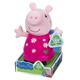 Rocco Giocattoli Pig Plüschtier Peppa, 20 cm hoch und komplett aus recyceltem Kunststoff, Sortiert in Vier, Farbe Blume, 07381