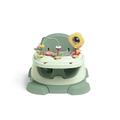 Mamas & Papas Baby Bug Booster Seat For Dining, Detachable Tray, Harness, Adjustable Seat and Non-Slip Feet, Eucalyptus