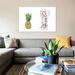 East Urban Home Chinese Crested & Pineapple w/ The Same Haircut by Wandering Laur - Gallery-Wrapped Canvas Giclée Print, in Green | Wayfair