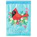 The Holiday Aisle® Daaiyah 2-Sided Polyester 42 x 29 in. House Flag in Blue/Green/Red | 42 H x 29 W in | Wayfair 1FD46B205B13464EAF3D8C9B048C3A3C