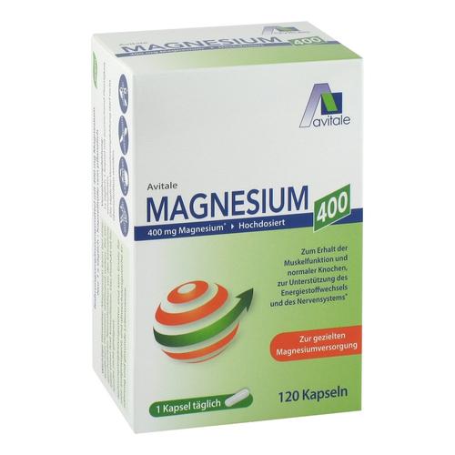 Avitale – MAGNESIUM 400 mg Kapseln Mineralstoffe