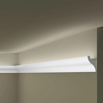 Lichtleiste wallstyl IL3 32.5 x 50 x 2000 mm Polystyrol Weiß Hochwertig Einfache Montage Indirekte Image