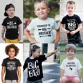 T-shirt à Manches Courtes pour Enfant Vêtement Décontracté Promu à Big Brother pour Garçon et