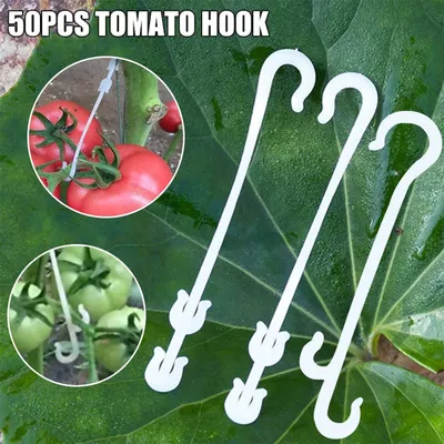 Crochet d'Oreille en Forme de J Clips de Fixation Fruits Aucune Tomate Jardin Légumes Plante