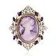 Broche élégante pour femme accessoire de beauté Vintage tête de reine Portrait boucle ardillon