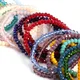 Bracelets en perles de cristal de verre Yachu pour femmes et filles bracelet fait main document