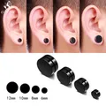 Boucles d'oreilles magnétiques non perçantes pour hommes aimant de bain punk boucle d'oreille en