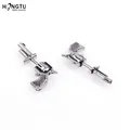 Boucles d'oreilles Punk en laiton Revolver Gun Stud pour hommes et femmes Helix Earring Pop Rock