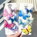 5 Pcs/set Femmes Coloré Papillon Pinces À Cheveux Filles Dessin Animé Épingles À Cheveux De Mariage