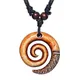 FX016-Collier Nouvelle-Zélande Maori Pendentif Spirale Koru Choker Bijoux Rétro Style Tribal