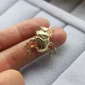 Broche insecte scarabée vintage pour femme épingles et broches mignonnes bijoux à la mode amour