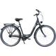 Cityrad HAWK BIKES "HAWK City Wave Easy Black" Fahrräder Gr. 46 cm, 28 Zoll (71,12 cm), schwarz Alle Fahrräder