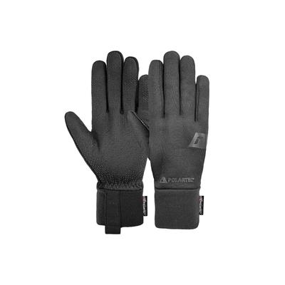 Skihandschuhe REUSCH "Power Stretch TOUCH-TEC", Damen, Gr. 9, schwarz, 69% Polyester, 16% Polyamid, 15% Elasthan, unifarben, klassisch, Handschuhe, mit stark atmungsaktiver Ausstattung