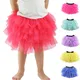 Wennikids-Jupe tutu demi-longueur en tulle pour bébé fille de 3 à 8 ans vêtement de danse couleur