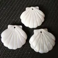 Coquillage naturel en nacre blanche perles carrées document taille 22x20mm meilleures