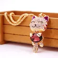 Collier de chat exquis pour filles chaîne de chandail cadeaux haut de gamme colliers de la