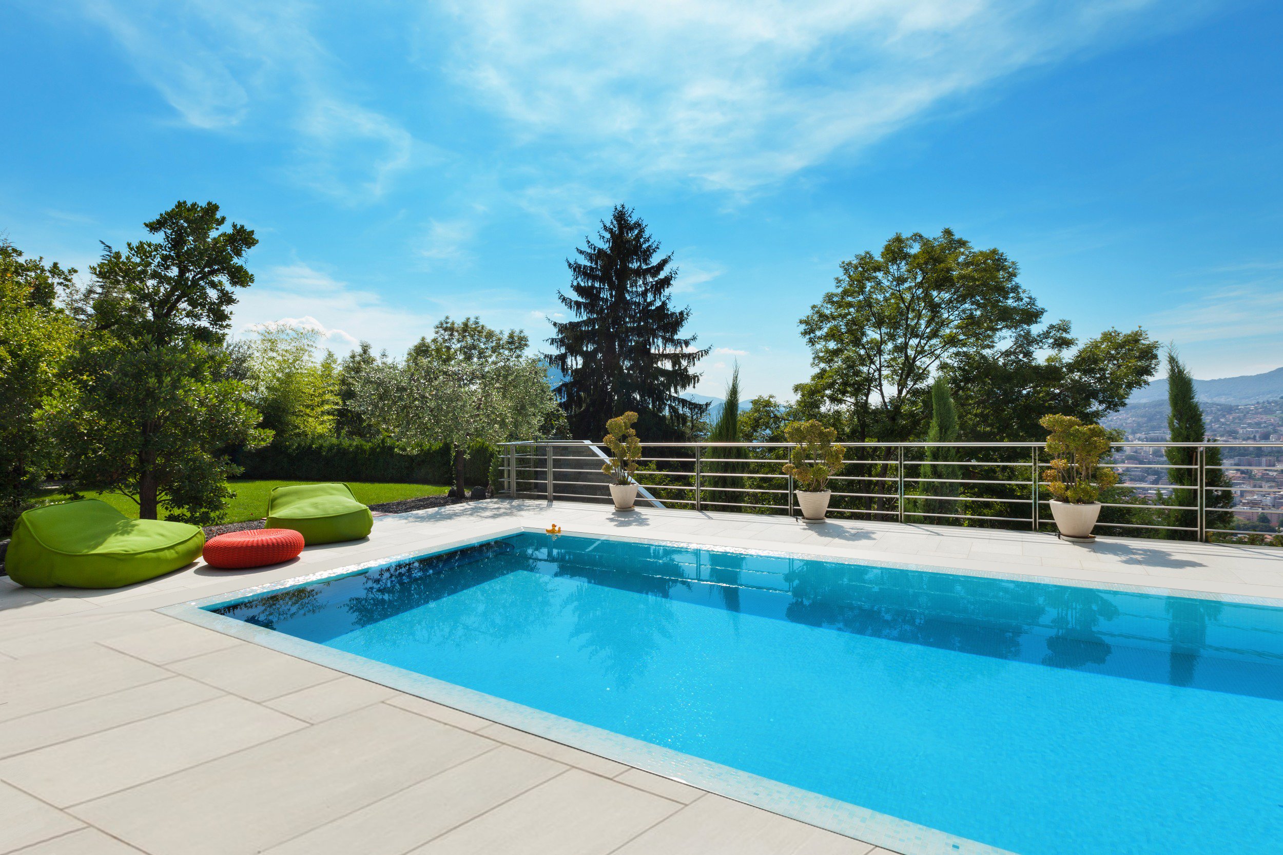 Rechteckpool mit Überlauf 3,0x5,0m Infinity® Bay Image