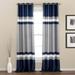 Lush Decor Alexander Stripe Light Filtering Curtain Panel Pair