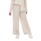 ONLY Damen Elegante Business Leinen Hose | Anzug Stoff Pants | High Waist Wide Leg Trousers ONLTOKYO, Farben:Sand, Größe:L / 34L, Z-Länge:L34