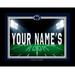 Black Penn State Nittany Lions 12'' x 16'' Personalized Framed Field Spotlight Print