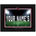 Black Arizona Cardinals 12'' x 16'' Personalized Framed Field Spotlight Print