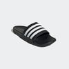 Badesandale ADIDAS SPORTSWEAR "COMFORT ADILETTE", Gr. 47, schwarz-weiß (core schwarz, cloud weiß, core schwarz), Synthetik, sportlich, Schuhe