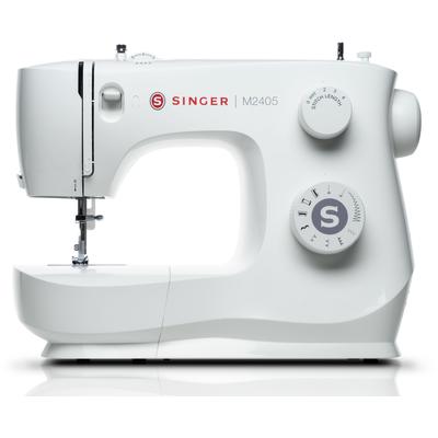 SINGER Freiarm-Nähmaschine "M2405", weiß, B:38,4cm H:27,7cm T:18,6cm, Nähmaschinen