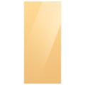 Samsung Bespoke 4-Door Upper Panel, Glass in Yellow | 38.25 H x 17.375 W x 1 D in | Wayfair RA-F18DUUC0/AA
