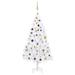 The Holiday Aisle® Artificial Pre-lit Christmas Tree w/ Ball Set Holiday Decoration PVC in Green | 43.3 W in | Wayfair