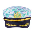 SOIMISS-Chapeau de style nautique réglable chapeau de capitaine chapeau de yacht de mer chapeau