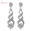 Boucles d'oreilles en spirale pour femmes boucles d'oreilles en forme de goutte simples